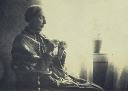 Portrait of the artists' mother, between 1890 and 1895. Creator: Frances S. Allen.