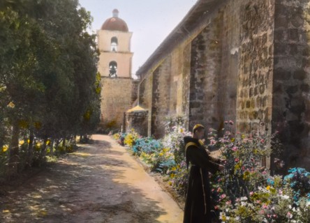 Santa Barbara Mission, 2201 Laguna Street, Santa Barbara, California, 1917. Creator: Frances Benjamin Johnston.