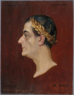 Portrait of Édouard de Max (1869-1924), member of the Comédie-Française, in the role of Nero, 1920.