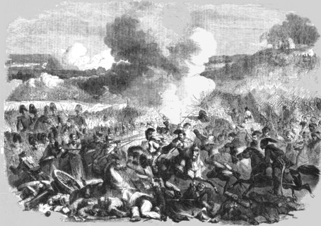 'Engagement before Silistria; The Siege of Silistria', 1854. Creator: Unknown.