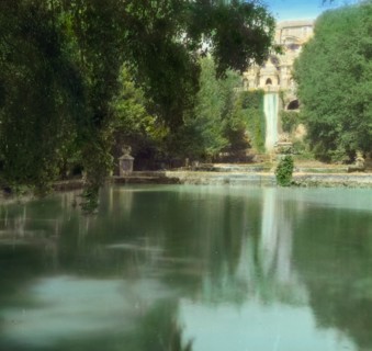 Villa d'Este, Tivoli, Lazio, Italy, 1925. Creator: Frances Benjamin Johnston.