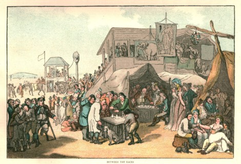 'The Humours of Horse Racing, Between the Races', c1816 (1886). Creator: Unknown.