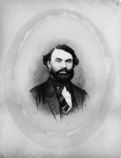 Zina Hitchcock Benjamin, Frances Benjamin Johnston's maternal grandfather... between 1850 and 1880. Creator: Unknown.