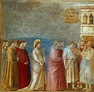 Wedding Procession (From the cycles of The Life of the Blessed Virgin Mary), 1304-1306. Creator: Giotto di Bondone (1266-1377).