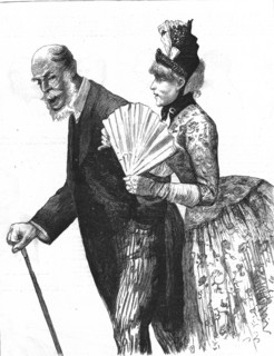 'A Visit to Monte Carlo, The Lady with a special "System"', 1886.  Creator: Paul Charles Renouard.