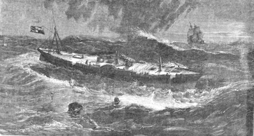 'Wreck of the San Francisco; American steam-ship December 1853', 1854. Creator: Unknown.