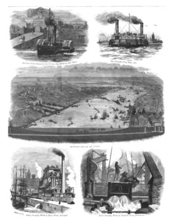 'The Mersey Tunnel opened by The Prince of Wales, Jan. 20', 1886.    Creator: Unknown.