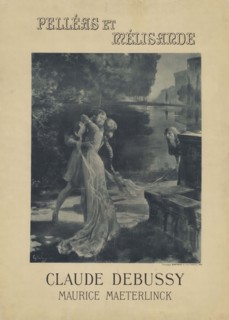 Poster for the prèmiere of the opera "Pelléas et Mélisande" by Claude Debussy and Maurice..., 1902. Creator: Rochegrosse, Georges Antoine (1859-1938).