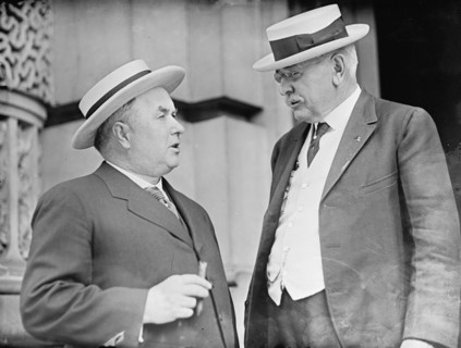 Democratic National Convention - Roger Sullivan of Illinois And Dr. P.L. Hall of Nebraska, 1912. Creator: Harris & Ewing.