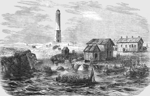 'The Landings at the Island of Kong-Kars--one of the Aland Group', 1854. Creator: Unknown.
