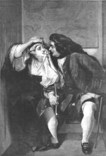 ''Uncle Toby and the Widow Wadman'; after C.R.Leslie, R.A. C.1830', 1890. Creator: Unknown.