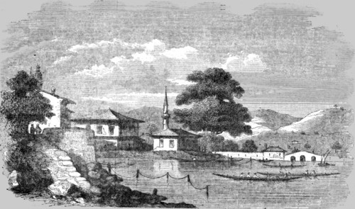 'The Port of Bouyouk Dere, near which the combined fleets were anchored', 1854. Creator: Unknown.