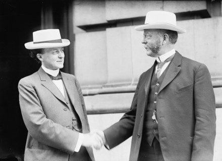 Democratic National Convention - Sen. Pomerene of Ohio, And Rep. Redfield of New York, 1912. Creator: Harris & Ewing.