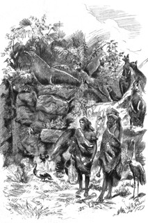 'The Colonial and Indian Exhibition; The Forest Scene, Victorian Court', 1886.  Creator: Unknown.
