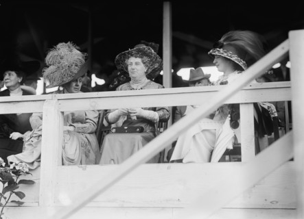 Horse Shows - Bakmetieff, Mme. Wife of Russian Ambassador., Hengelmuller Von Hengervar..., 1912. Creator: Harris & Ewing.