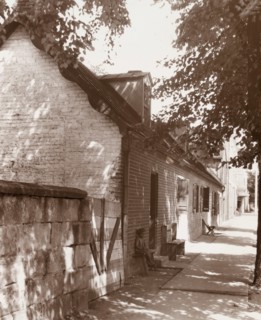 President Monroe's law offices, Charles Street, Fredericksburg, Virginia., between 1927 and 1929. Creator: Frances Benjamin Johnston.