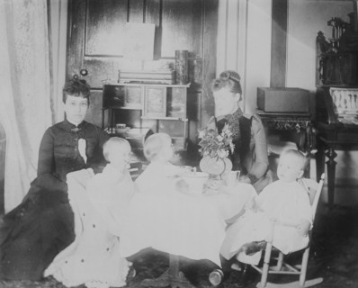 The babes of the White House, c1889. Creator: Frances Benjamin Johnston.