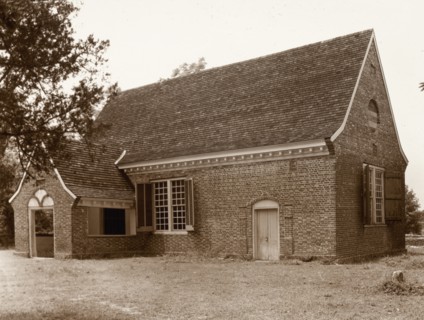 Yeocomico Church, Cople Parish, Hague vicinity, Westmoreland County, Virginia, c1930 - 1939. Creator: Frances Benjamin Johnston.