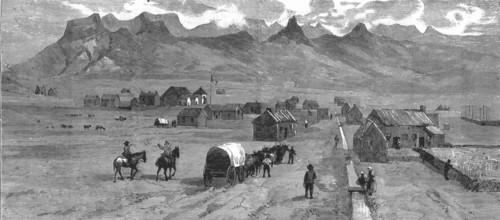 'Vrijheid, the intended capital of the new Dutch annexation in Zululand, South Africa', 1886.  Creator: Unknown.