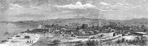 'The Graphic' Stanley Number; Ujiji, Near Lake Tanganyika where Sanley met Livingstone', 1890 Creator: Unknown.