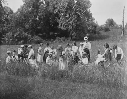 A primary school in the field, 1900. Creator: Frances Benjamin Johnston.