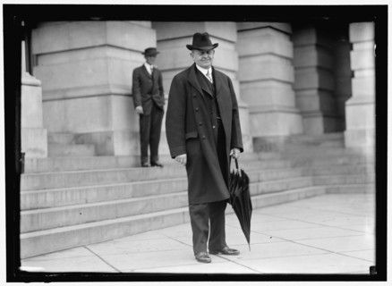 Oscar W. Underwood, between 1910 and 1917. Creator: Harris & Ewing.