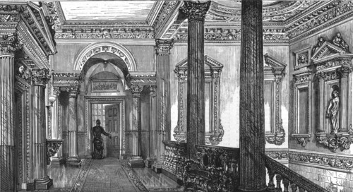 'An old London Mansion - 'Cowfields', 30 Old Burlington Street', 1886. Creator: Unknown.