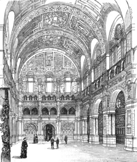 ''The Imperial Institute of the United Kingdom , The Colonies, and India; The Reception Hall', 1890. Creator: Unknown.