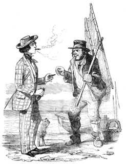 Illustration from "A Long-Vacation Vigil" by Cuthbert Bede, B.A., 1854. Creator: Unknown.