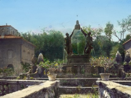 Villa Lante, Bagnaia, Lazio, Italy, 1925. Creator: Frances Benjamin Johnston.
