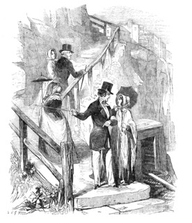 Illustration from "A Long-Vacation Vigil" by Cuthbert Bede, B.A., 1854. Creator: Unknown.