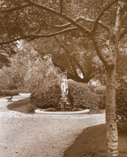 Gramercy Park, between East 20th and East 21st Streets east of Park Avenue, New York, c1922. Creator: Frances Benjamin Johnston.
