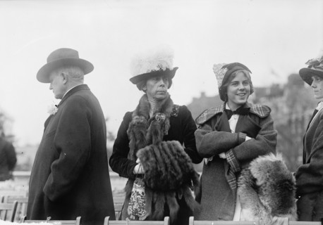 Genevieve Clark with Champ Clark And Mrs. Clark, 1911. Creator: Harris & Ewing.