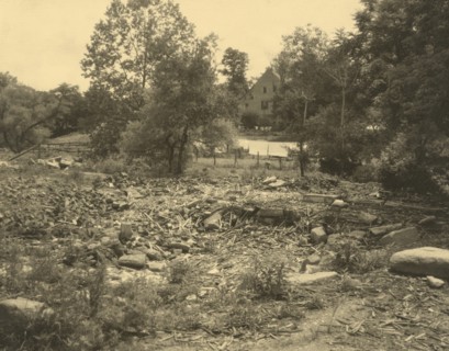Ruins of Hill house, Scott's Hill, Falmouth, 1928. Creator: Frances Benjamin Johnston.