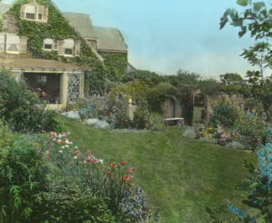 Gray Gardens, Robert Carmer Hill house, Lily Pond Lane, East Hampton, New York, c1916. Creator: Frances Benjamin Johnston.