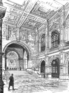 ''The Imperial Institute of the United Kingdom , The Colonies, and India; Grand Staircase to Recepti Creator: Unknown.