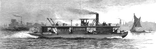 'The British Gunboat 'Mosquito' composed of Floatable Sections, fro service on the Zambesi and Shire Creator: Unknown.