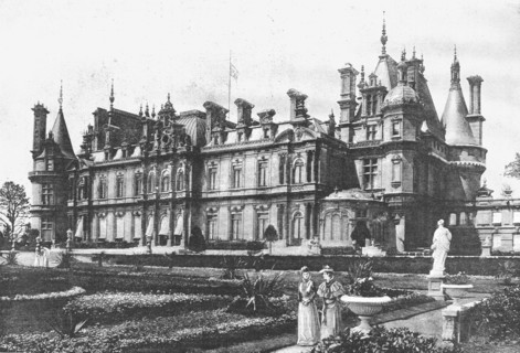 ''Waddesdon Manor, The Country Seat of Baron Ferdinand De Rothschild to which The Queen has just pai Creator: Unknown.