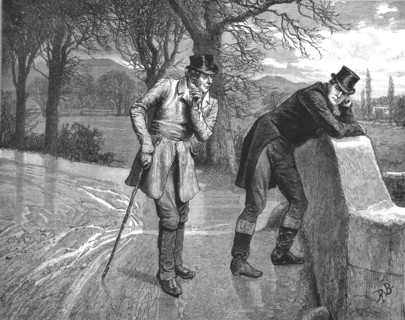 'The Mayor of Casterbridge, by Thomas Hardy. Henchard turned slightly', 1886. Creator: Robert Barnes.