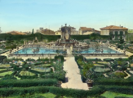Villa Lante, Bagnaia, Lazio, Italy, 1925. Creator: Frances Benjamin Johnston.