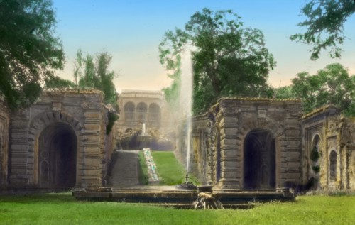 Villa Farnese, Caprarola, Lazio, Italy, 1925. Creator: Frances Benjamin Johnston.