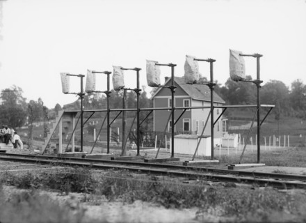 Post office Department, Hupp Auto Railway Service, 1912. Creator: Harris & Ewing.