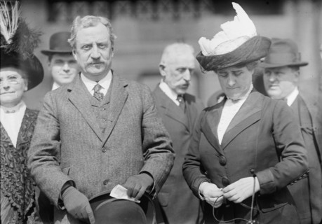 William D. Redmond M.P., Ireland, with Mrs. Redmond., 1912. Creator: Harris & Ewing.