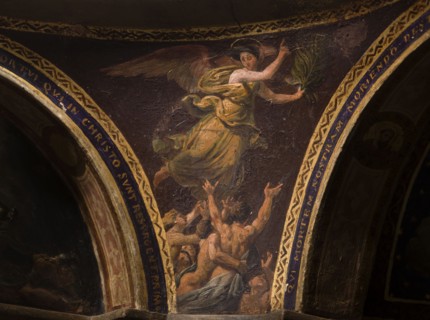 Maquette du décor de la chapelle des Morts (dite chapelle des Ames) église Notre-Dame..., c.1836. Creator: Merry Joseph Blondel.