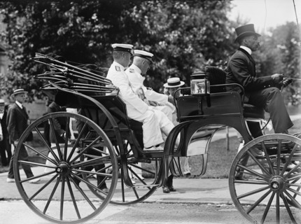 Marshal-Admiral the Marquis Togo Heihachiro and Captain John H. Gibbons...Annapolis, Maryland, 1911. Creator: Harris & Ewing.