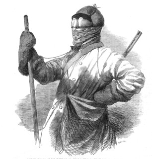 Captain McClure, in his Arctic Dress - from a photograph by Captain Inglefield, 1854. Creator: Smyth.