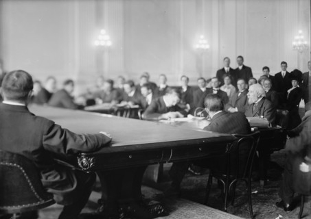 Special Committee On The Investigation of The U.S. Steel Corp., January 12, 1912.  Creator: Harris & Ewing.