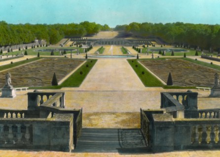 Chateau of Vaux-Le-Vicomte, Maincy, Seine-et-Marne, France, 1925. Creator: Frances Benjamin Johnston.