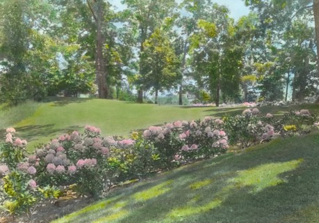 Claraben Court, Benjamin Stern house, Roslyn Harbor, New York, c1914. Creator: Frances Benjamin Johnston.
