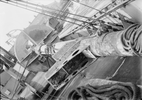 Mast From U.S.S. 'Maine', 1914. Creator: Harris & Ewing.